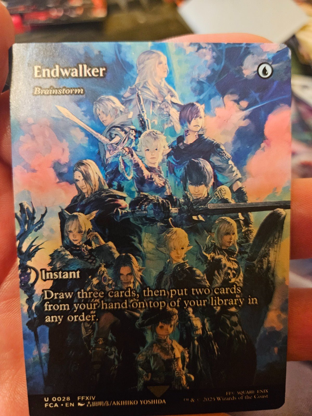 MTG - FINAL FANTASY - Endwalker - Brainstorm (Showcase) - NM - NF - Anime Card Craze