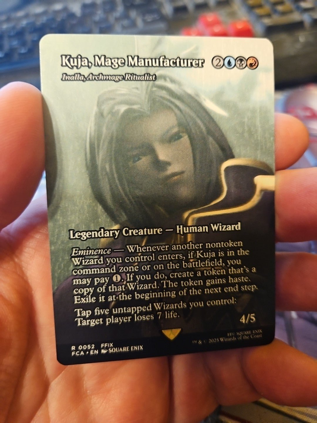 MTG - FINAL FANTASY - Kuja, Mage Manufacturer (Showcase) - NM - NF - Anime Card Craze