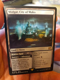MTG - FINAL FANTASY - Midgar, City of Mako - NM - NF - Anime Card Craze