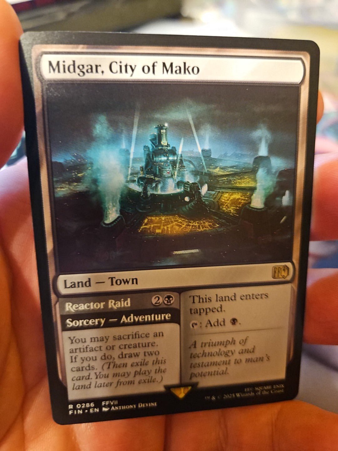 MTG - FINAL FANTASY - Midgar, City of Mako - NM - NF - Anime Card Craze