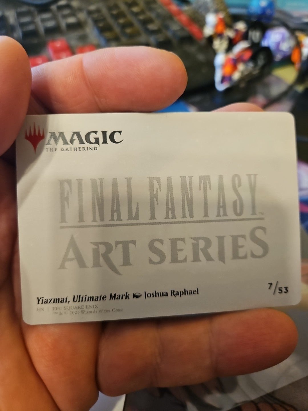 MTG - FINAL FANTASY - Yiazmat, Ultimate Mark Art Card (Gold - Stamped Signature) - Anime Card Craze