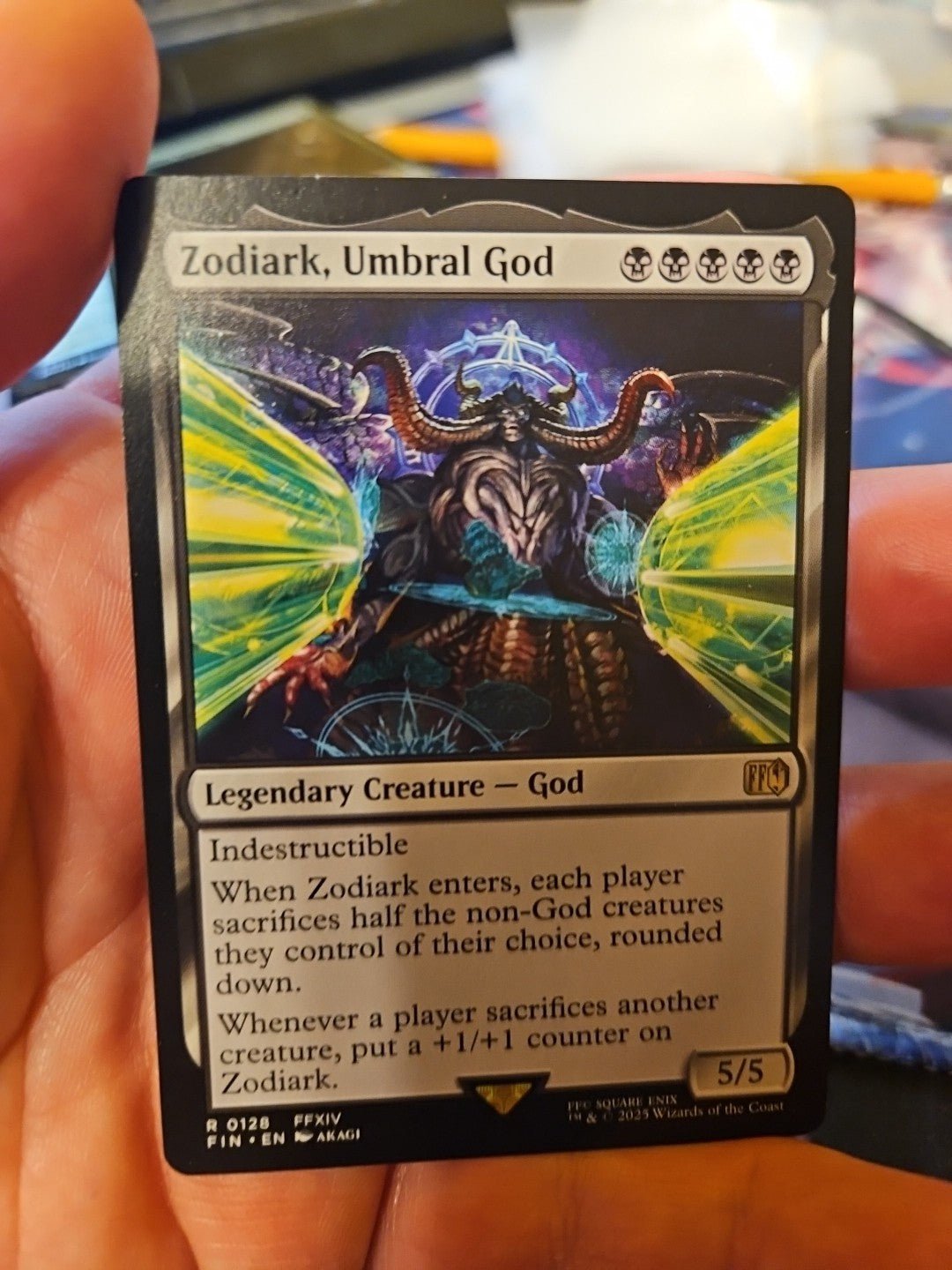 MTG - FINAL FANTASY - Zodiark, Umbral God - NM - NF - Anime Card Craze