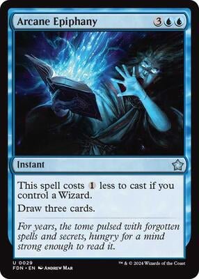 MTG - Foundations - Arcane Epiphany - Anime Card Craze
