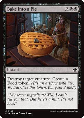 MTG - Foundations - Bake into a Pie - Anime Card Craze