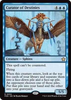 MTG - Foundations - Curator of Destinies - Anime Card Craze