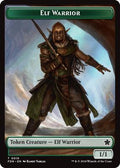 MTG - Foundations - Elf Warrior // Raccoon Doubled-Sided Token - Anime Card Craze