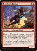 MTG - Foundations - Gorehorn Raider - Anime Card Craze