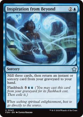 MTG - Foundations - Inspiration from Beyond - Anime Card Craze