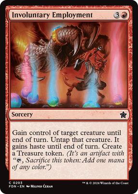 MTG - Foundations - Involuntary Employment - Anime Card Craze