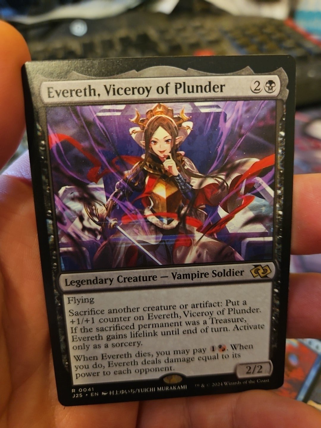 MTG - Foundations Jumpstart - Evereth, Viceroy of Plunder (Anime) - NM - NF - Anime Card Craze