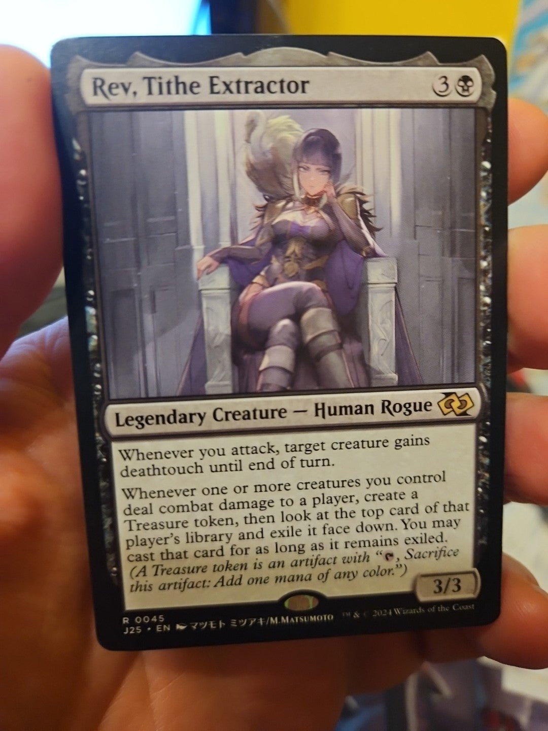 MTG - Foundations Jumpstart - Rev, Tithe Extractor (Anime) - NM - NF - Anime Card Craze