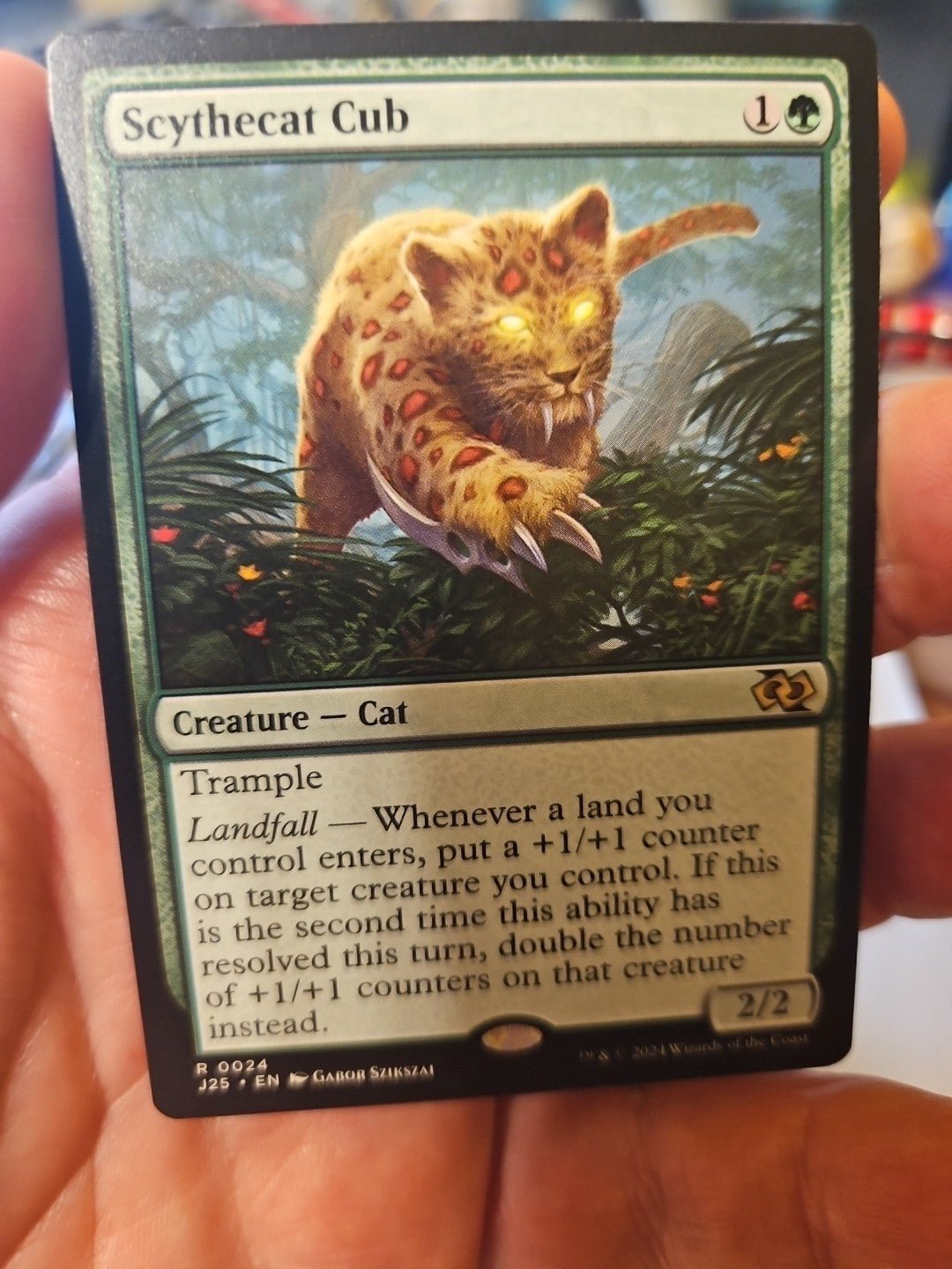 MTG - Foundations Jumpstart - Scythecat Cub - NM - NF - Anime Card Craze