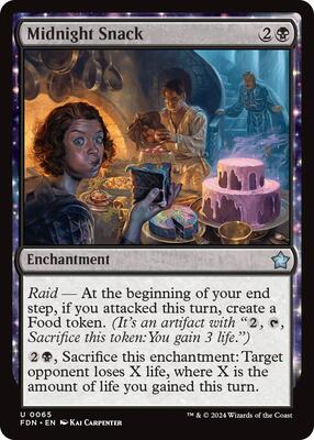 MTG - Foundations - Midnight Snack - Anime Card Craze