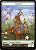 MTG - Foundations - Rabbit // Soldier Double-Sided Token - Anime Card Craze