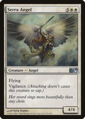 MTG - Foundations - Serra Angel - Anime Card Craze