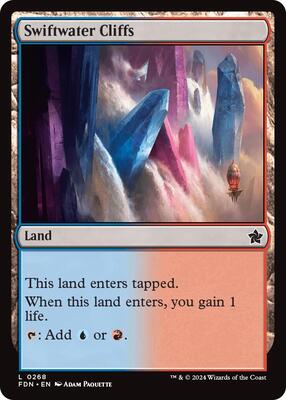 MTG - Foundations - Swiftwater Cliffs - Anime Card Craze