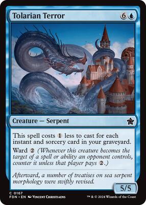 MTG - Foundations - Tolarian Terror - Anime Card Craze