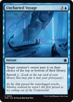 MTG - Foundations - Uncharted Voyage - Anime Card Craze
