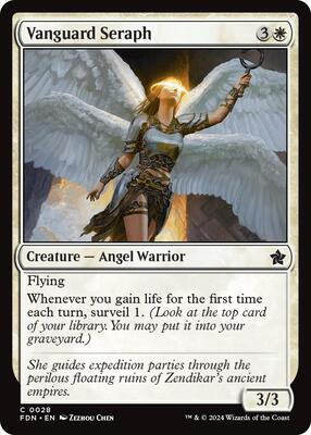 MTG - Foundations - Vanguard Seraph - Anime Card Craze