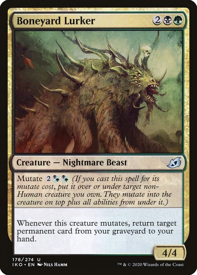 MTG - Ikoria: Lair of Behemoths - Boneyard Lurker - Anime Card Craze