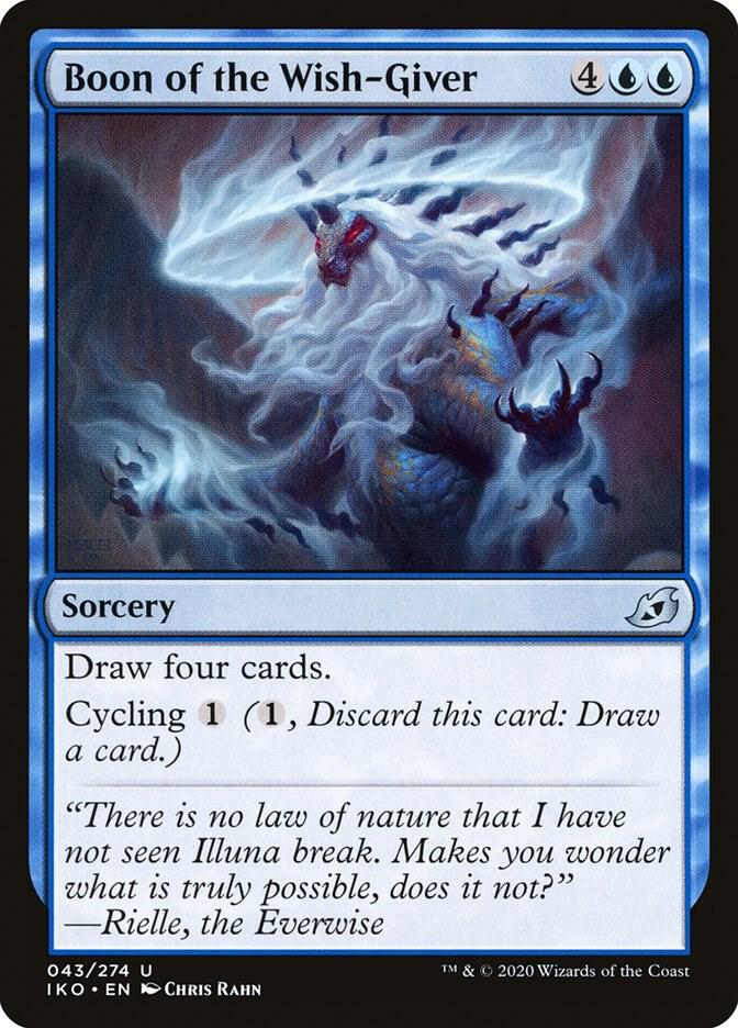 MTG - Ikoria: Lair of Behemoths - Boon of the Wish - Giver - Anime Card Craze