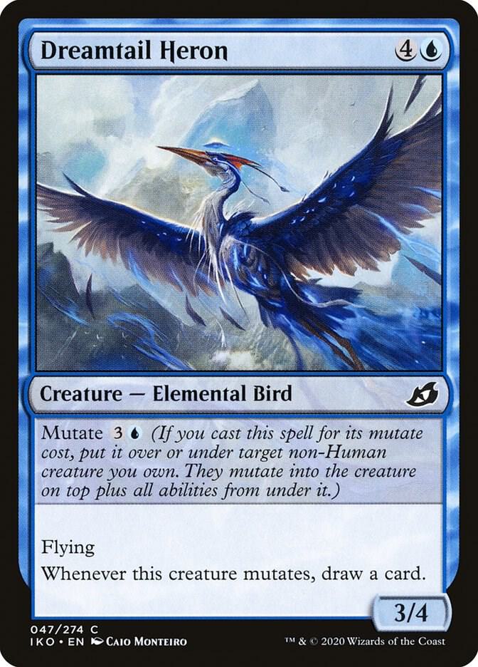MTG - Ikoria: Lair of Behemoths - Dreamtail Heron - Anime Card Craze