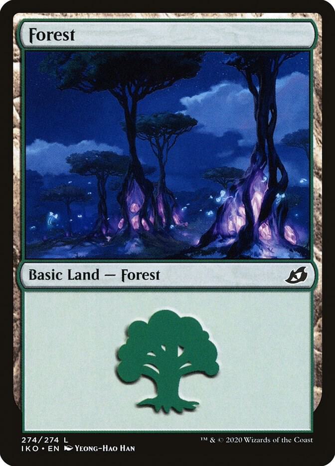 MTG - Ikoria: Lair of Behemoths - Forest (274) - Anime Card Craze