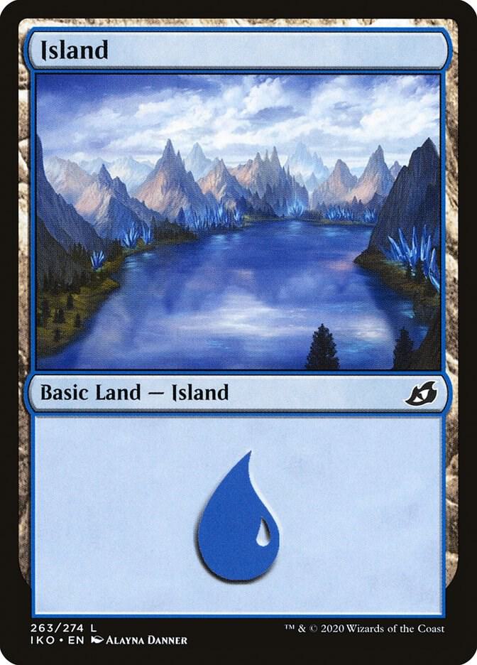 MTG - Ikoria: Lair of Behemoths - Island (263) - Anime Card Craze