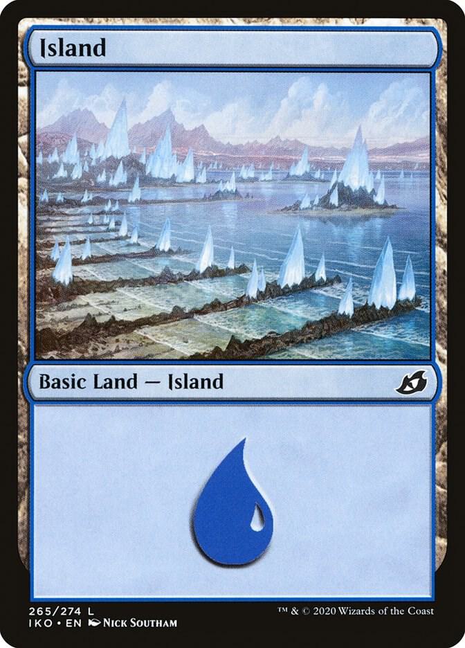 MTG - Ikoria: Lair of Behemoths - Island (265) - Anime Card Craze