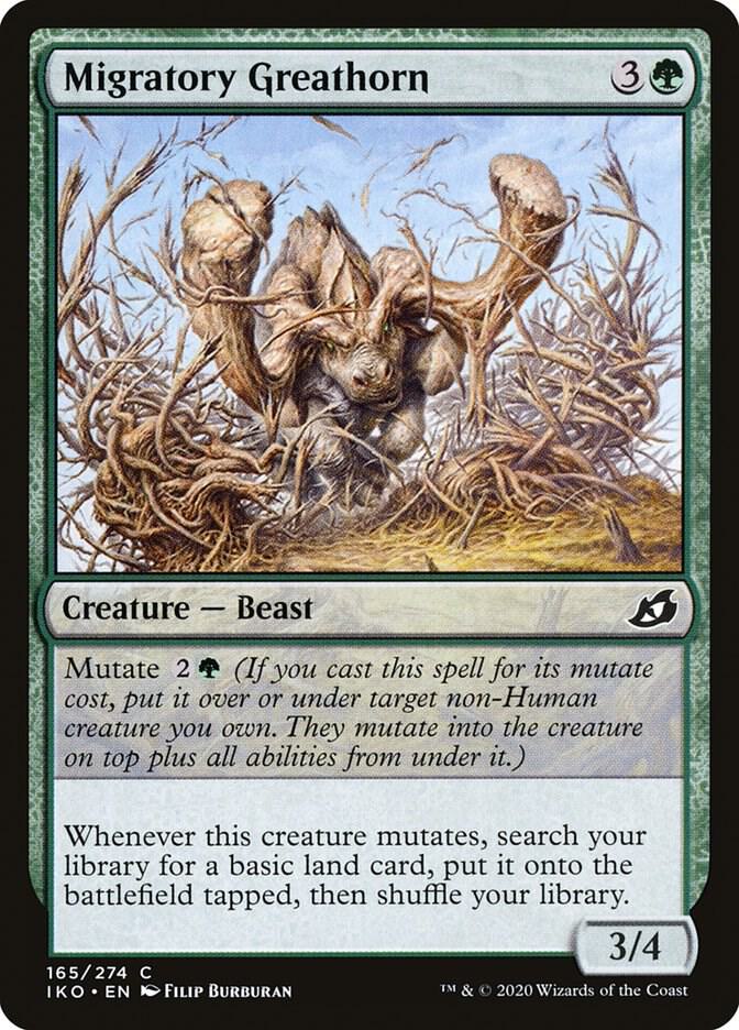 MTG - Ikoria: Lair of Behemoths - Migratory Greathorn - Anime Card Craze