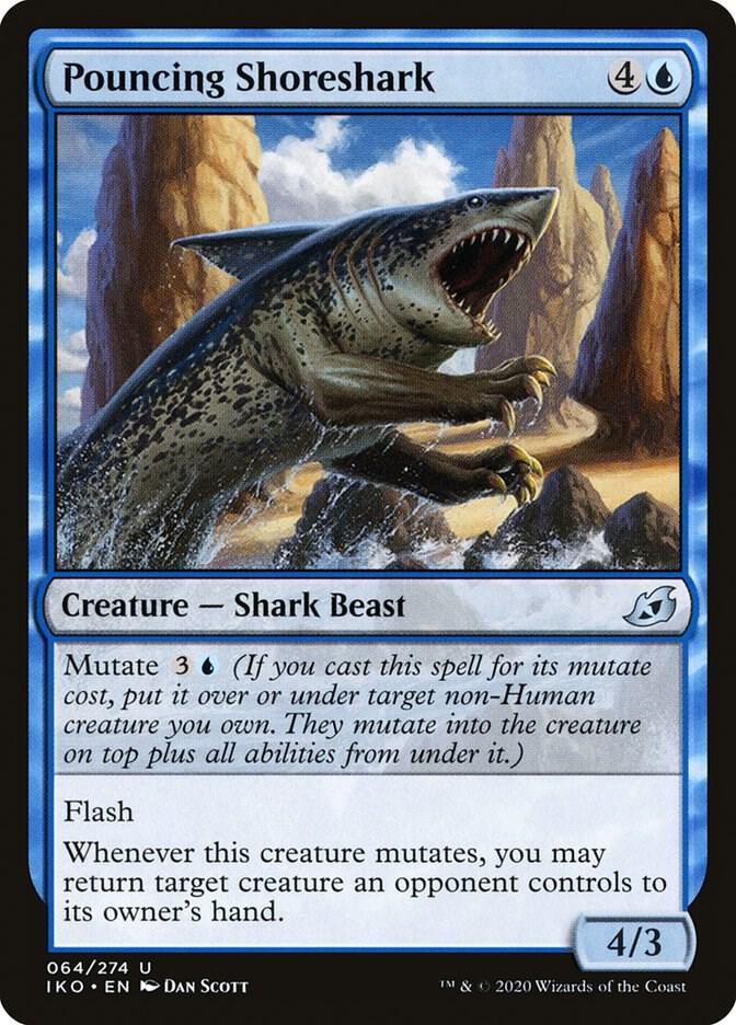 MTG - Ikoria: Lair of Behemoths - Pouncing Shoreshark - Anime Card Craze