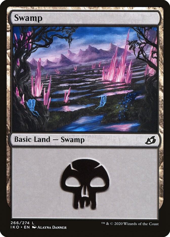 MTG - Ikoria: Lair of Behemoths - Swamp (266) - Anime Card Craze