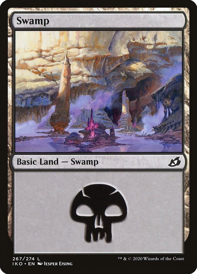 MTG - Ikoria: Lair of Behemoths - Swamp (267) - Anime Card Craze