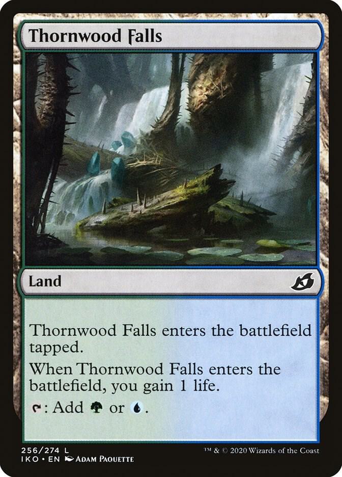 MTG - Ikoria: Lair of Behemoths - Thornwood Falls - Anime Card Craze