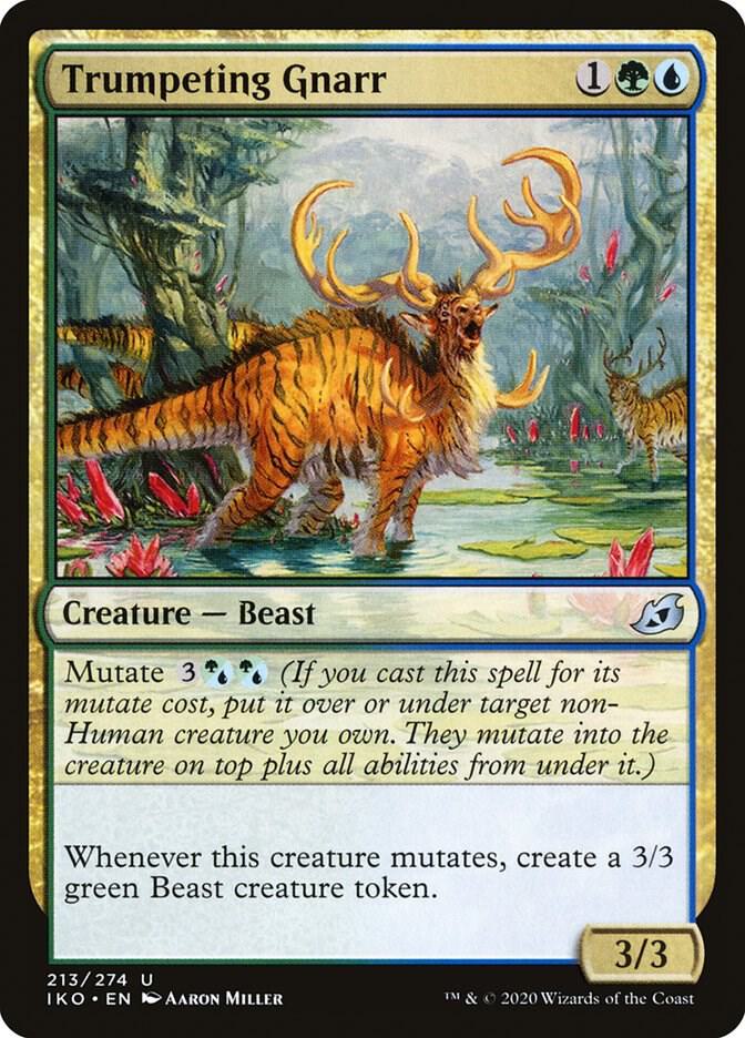 MTG - Ikoria: Lair of Behemoths - Trumpeting Gnarr - Anime Card Craze