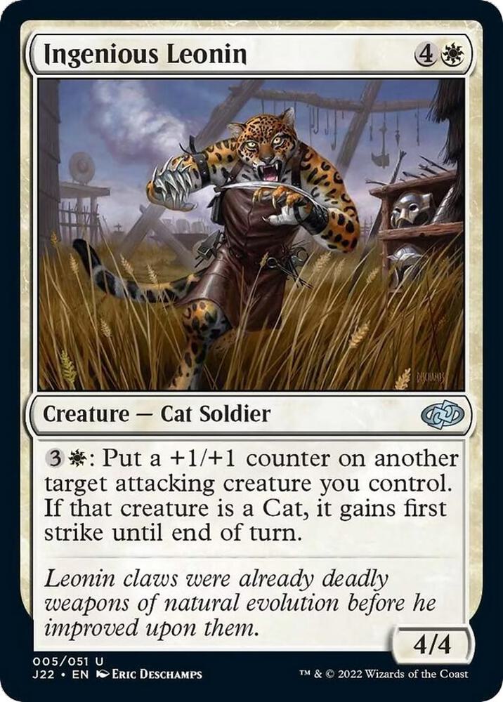 MTG - Jumpstart 2022 - Ingenious Leonin - Anime Card Craze