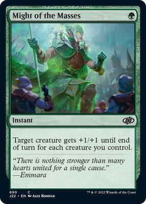 MTG - Jumpstart 2022 - Might of the Masses - Anime Card Craze