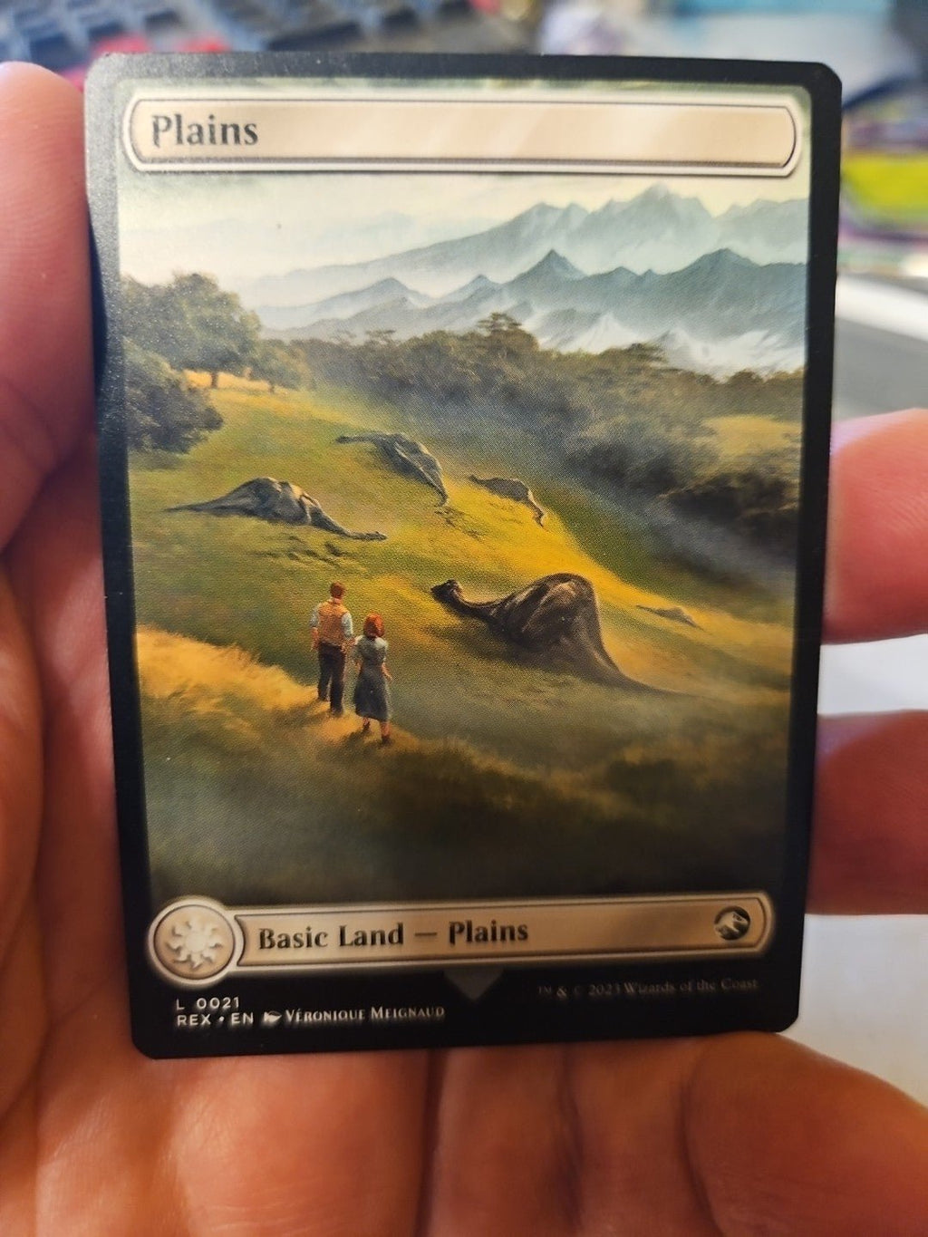 MTG - Jurassic World Collection - Plains   Plains (REX) - NM - NF - Anime Card Craze