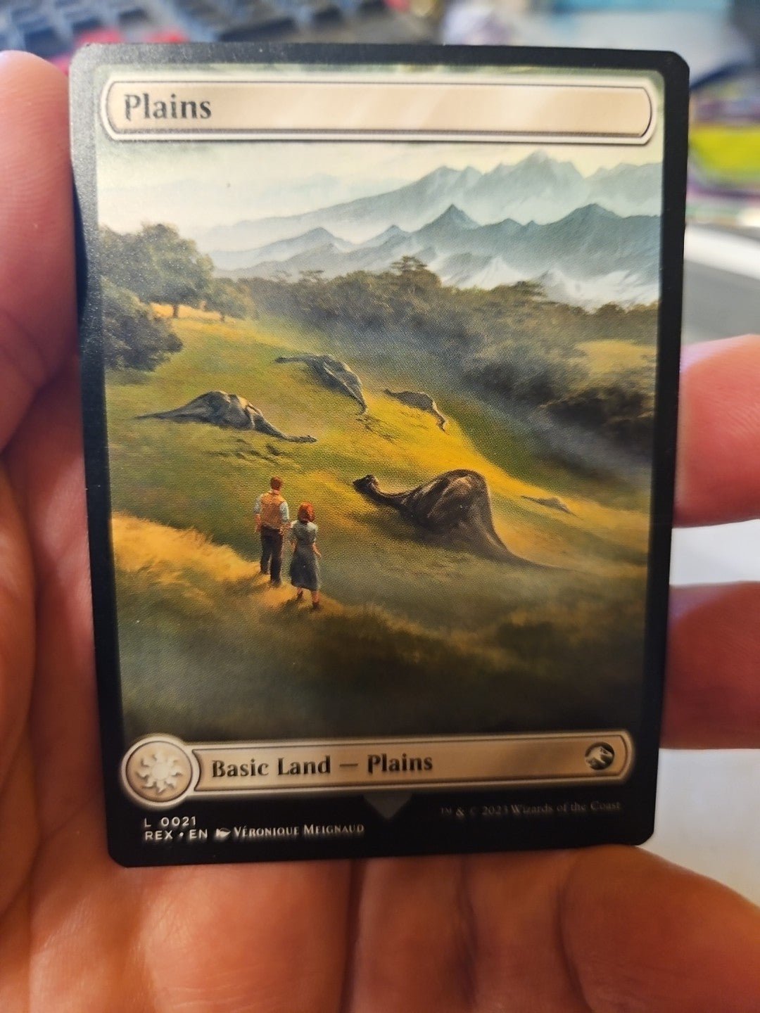 MTG - Jurassic World Collection - Plains   Plains (REX) - NM - NF - Anime Card Craze