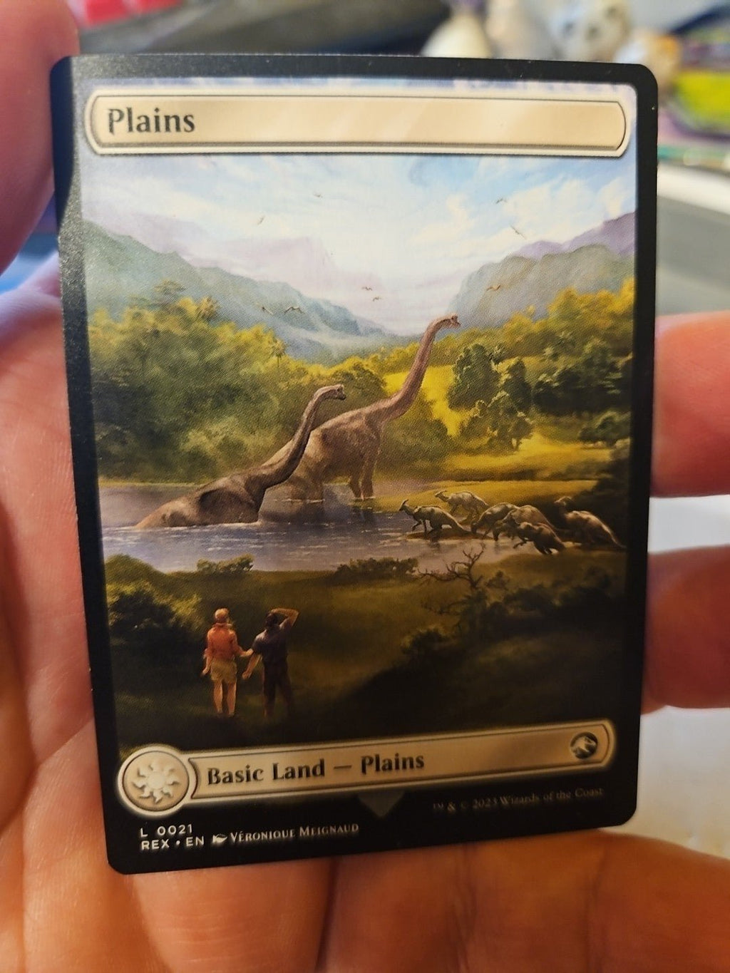 MTG - Jurassic World Collection - Plains   Plains (REX) - NM - NF - Anime Card Craze