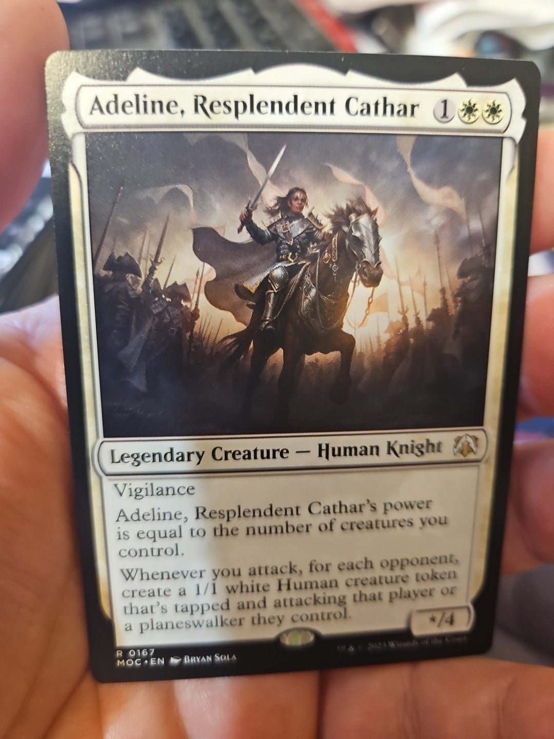 MTG - March of the Machine - Adeline, Resplendent Cathar - NM - NF - Anime Card Craze