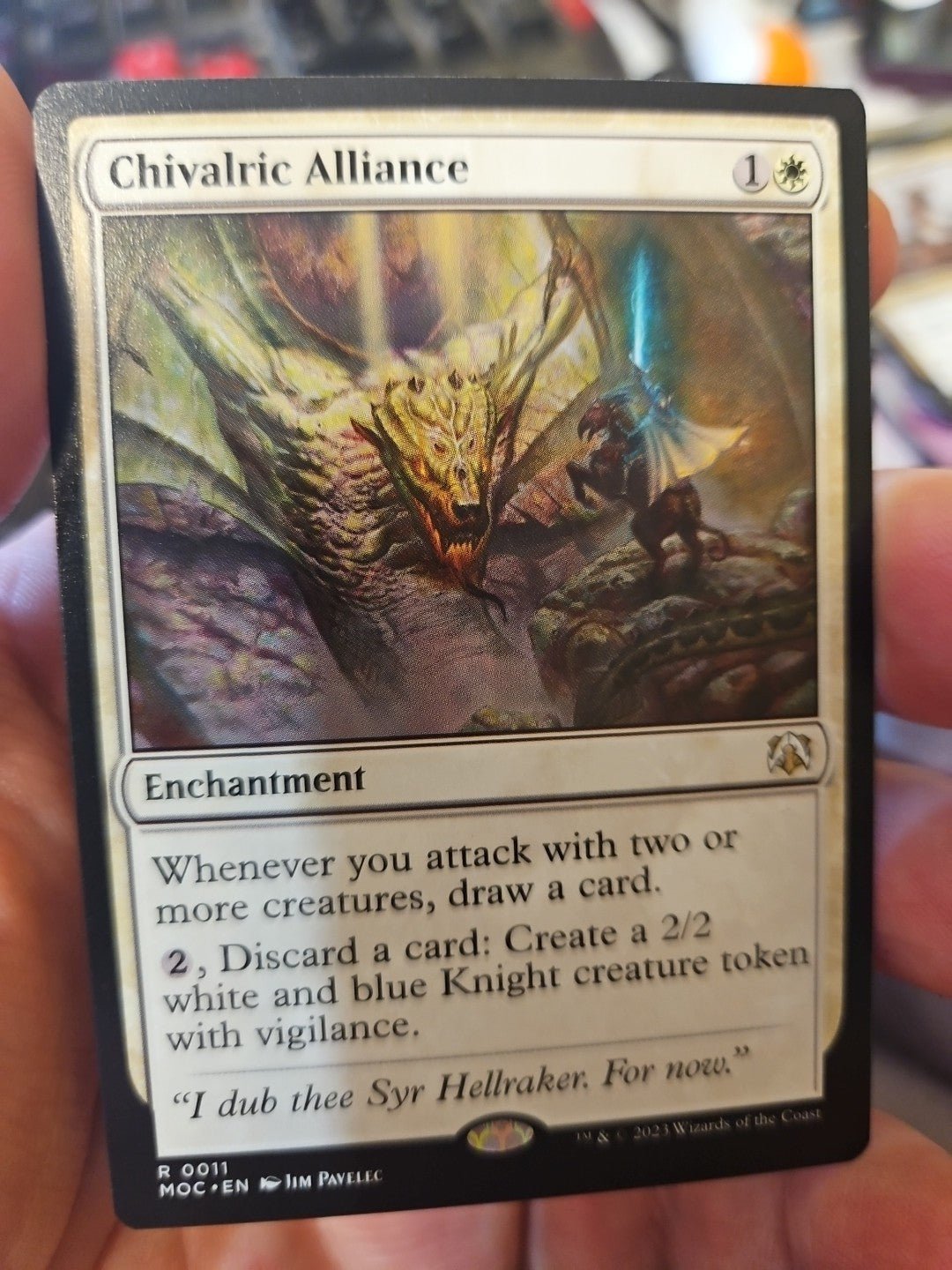 MTG - March of the Machine - Chivalric Alliance - NM - NF - Anime Card Craze