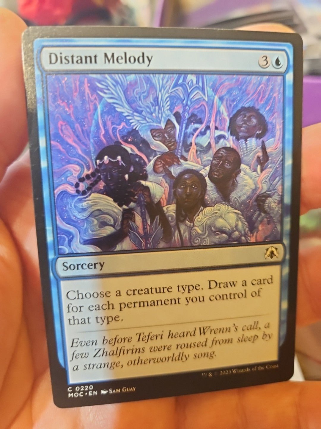 MTG - March of the Machine - Distant Melody - NM - NF - Anime Card Craze