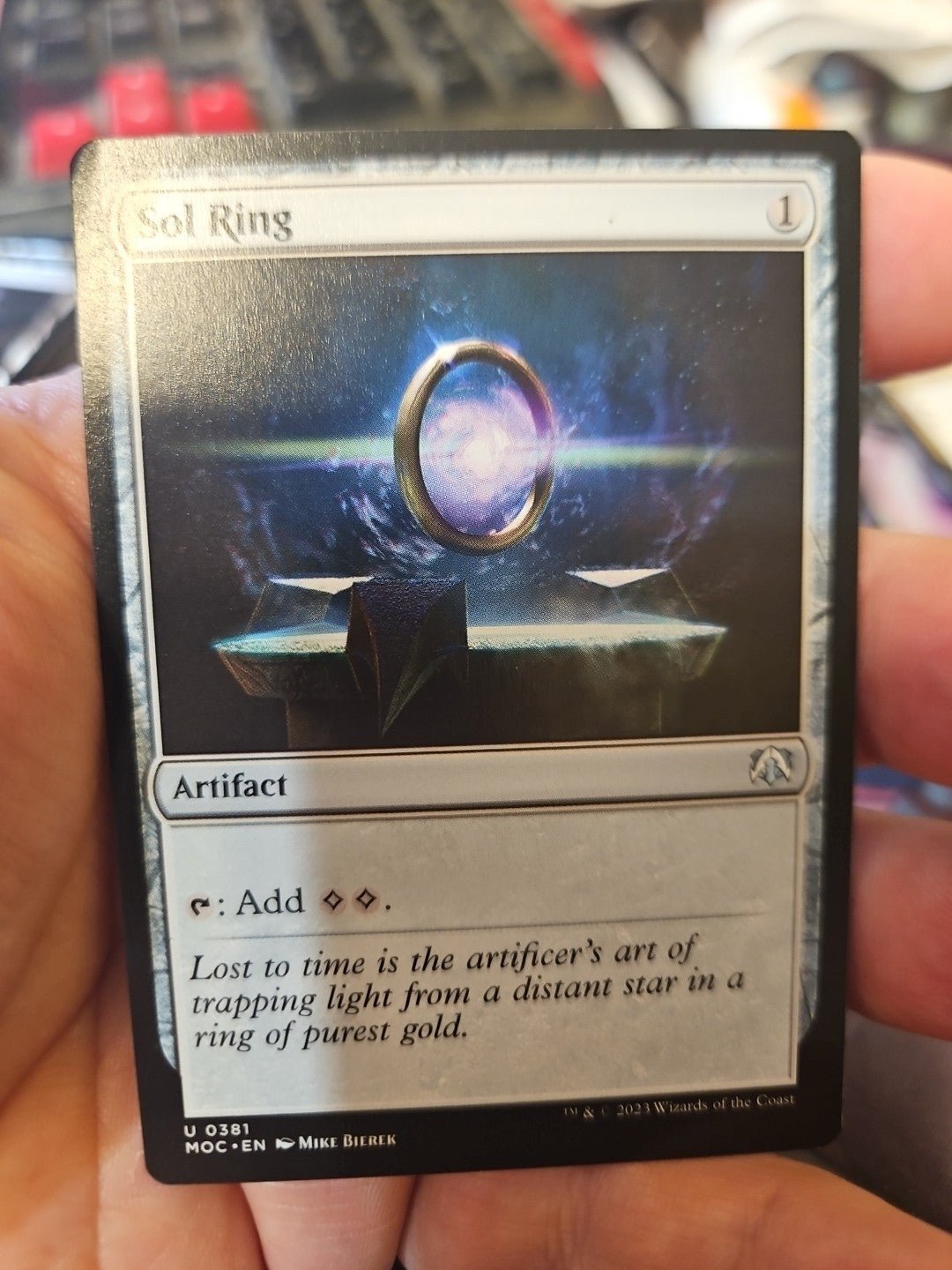 MTG - March of the Machine - Sol Ring - NM - NF - Anime Card Craze