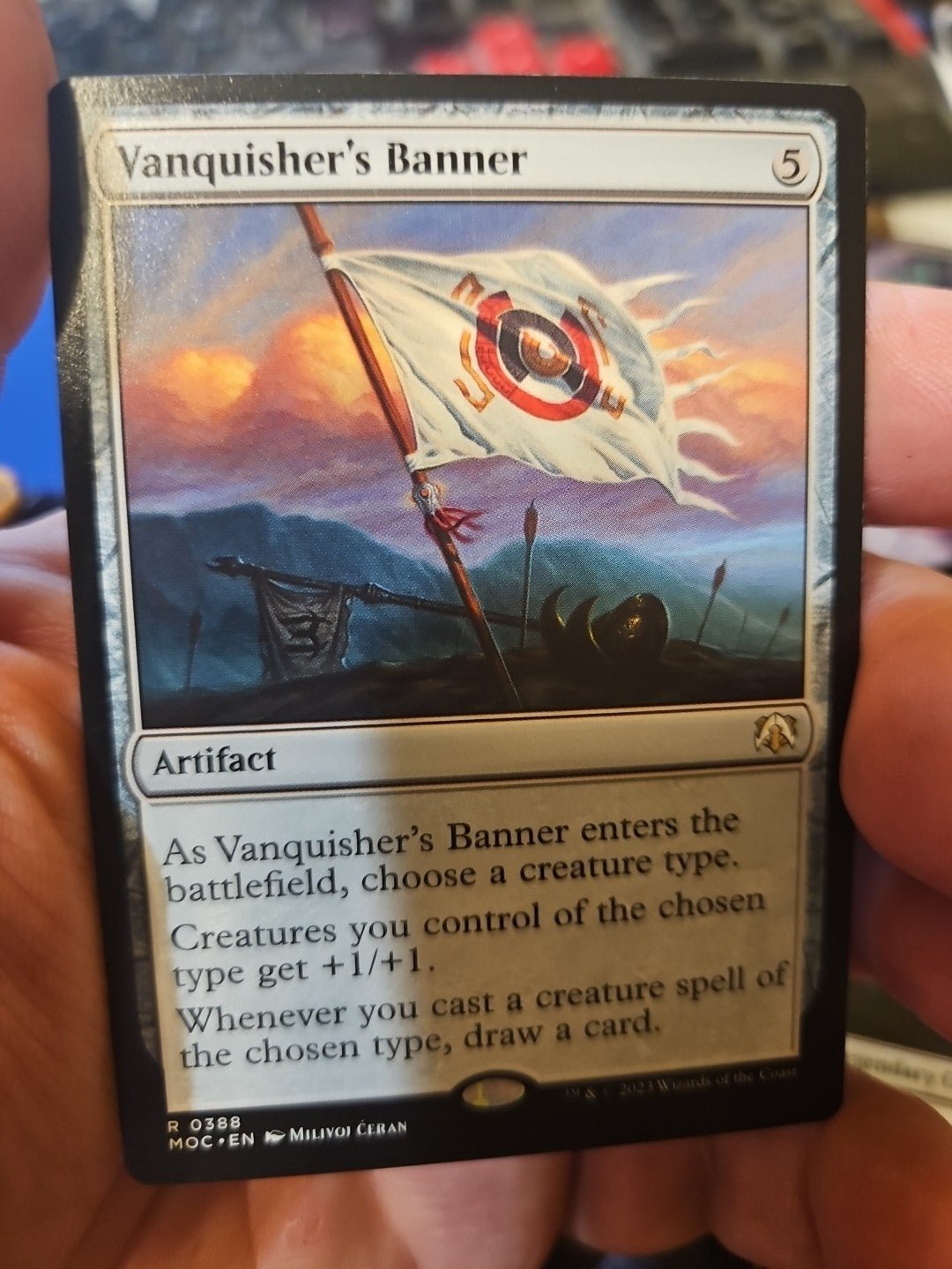 MTG - March of the Machine - Vanquisher's Banner - NM - NF - Anime Card Craze