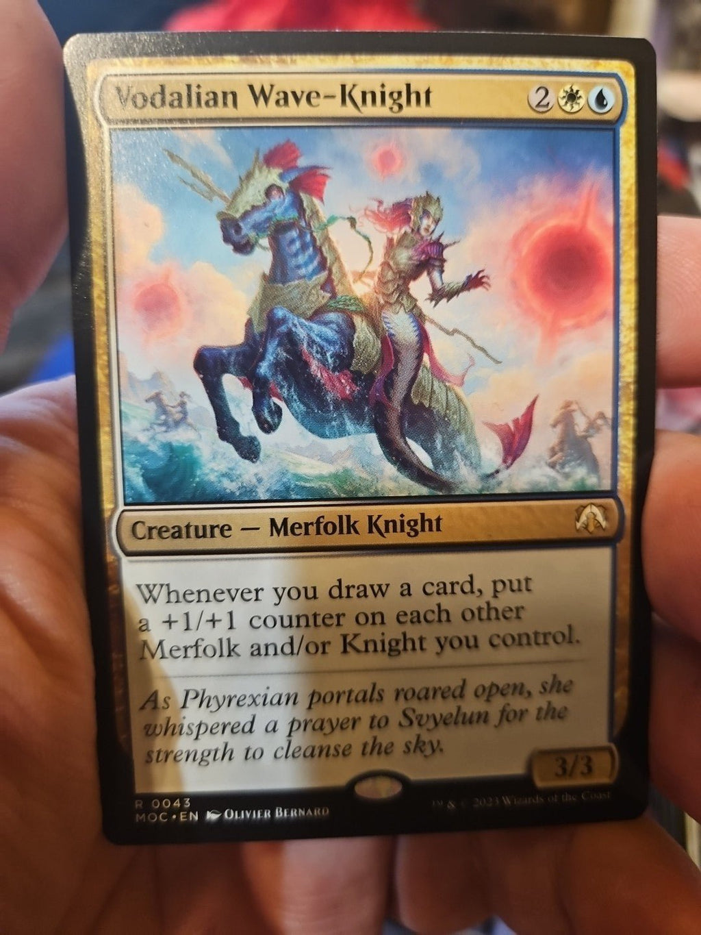 MTG - March of the Machine - Vodalian Wave - Knight - NM - NF - Anime Card Craze