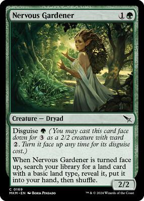 MTG - Murders at Karlov Manor - Nervous Gardener - Anime Card Craze