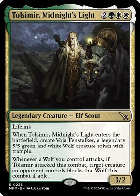 MTG - Murders at Karlov Manor - Tolsimir, Midnight's Light - Foil - Anime Card Craze