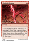 MTG - Mystery Booster 2 - Chain Lightning (White Border) - Anime Card Craze