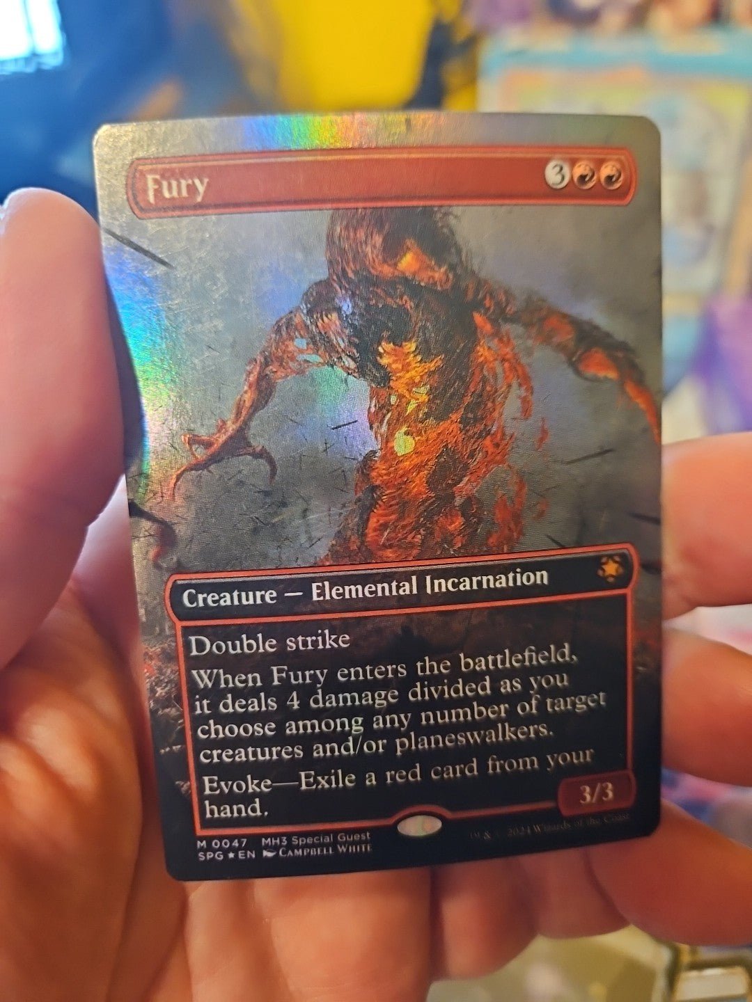 MTG - Special Guests - Fury (Borderless) Foil - Anime Card Craze